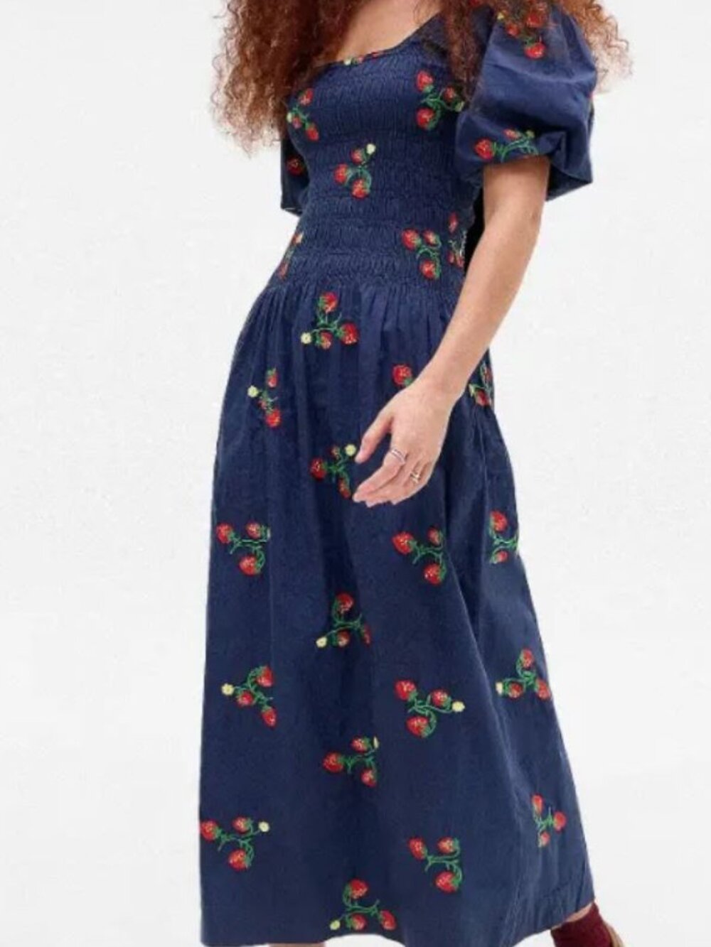 DAMSON MADDER Lauren Midi Dress UK10 US6
